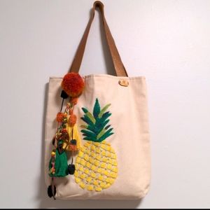 Handmade Authentic Mexican handbag Made in Mexico. Aztec inspired embroidery